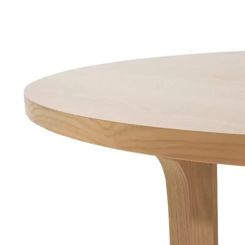 Vatros Wooden Dining Table Round Dining Table for 4