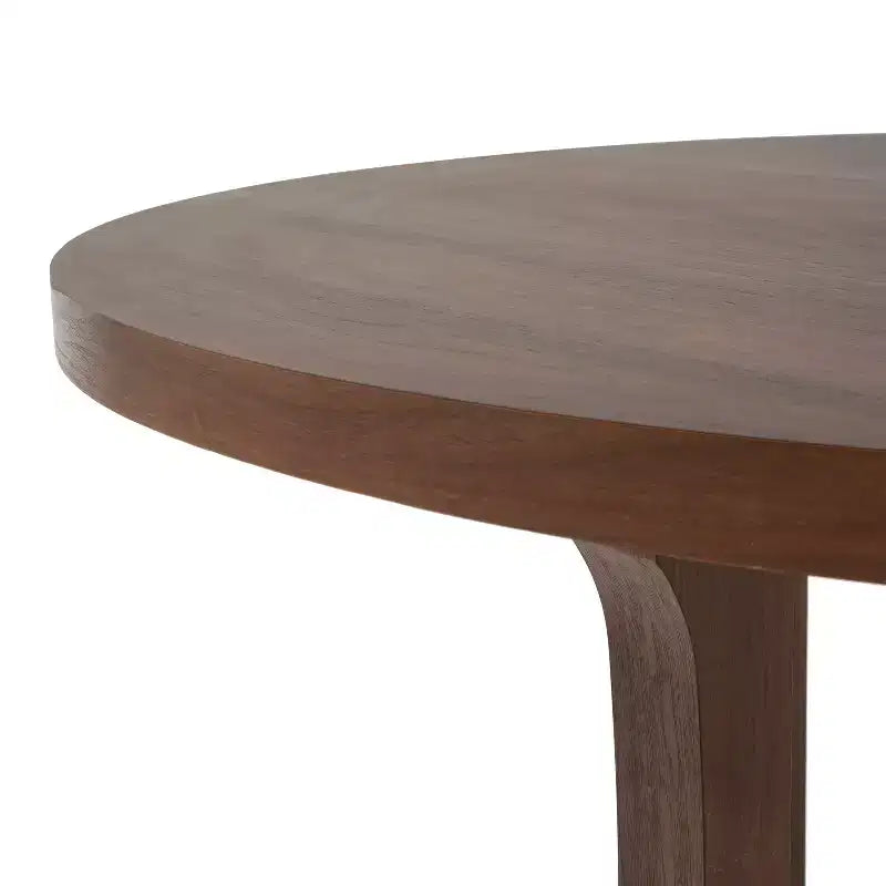 Vatros Wooden Dining Table Round Dining Table for 4