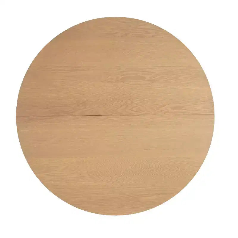 Vatros Wooden Dining Table Round Dining Table for 4
