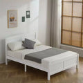 Karl Home Full Size Solid Wood Bed Frame White