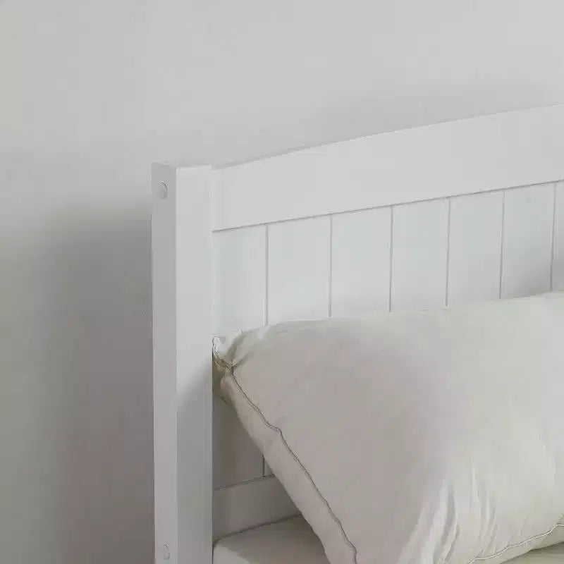 Karl Home Full Size Solid Wood Bed Frame White