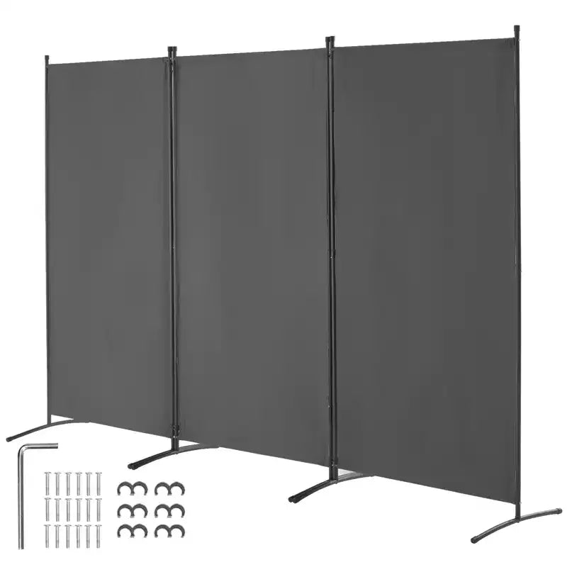 VEVOR Room Divider, 3 Panel Room Divider, Folding Privacy Screen and Portable Partition Divider for Room Separation, Freestanding Room Partitions