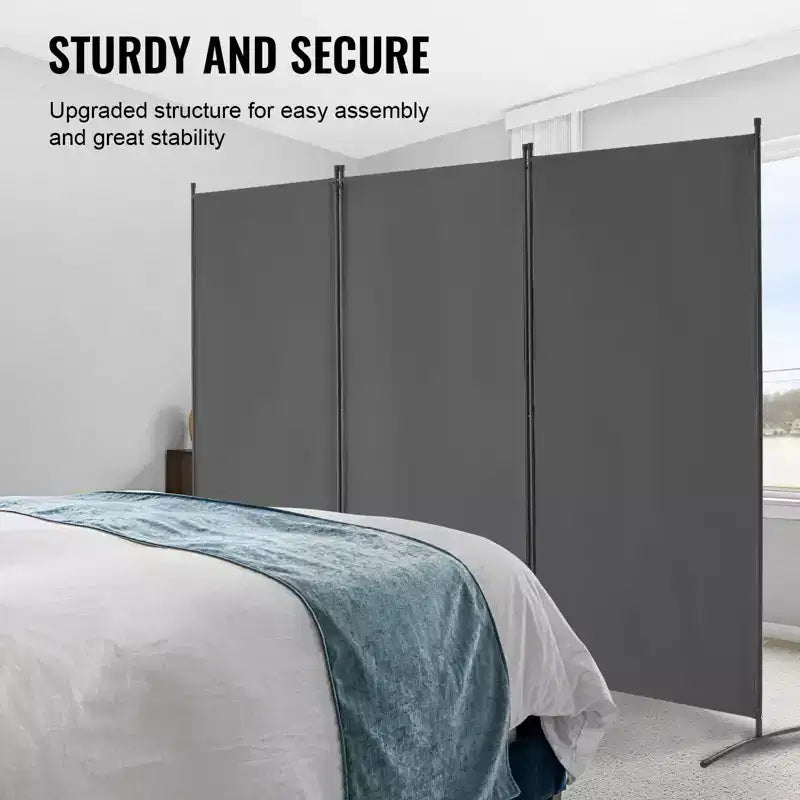 VEVOR Room Divider, 3 Panel Room Divider, Folding Privacy Screen and Portable Partition Divider for Room Separation, Freestanding Room Partitions