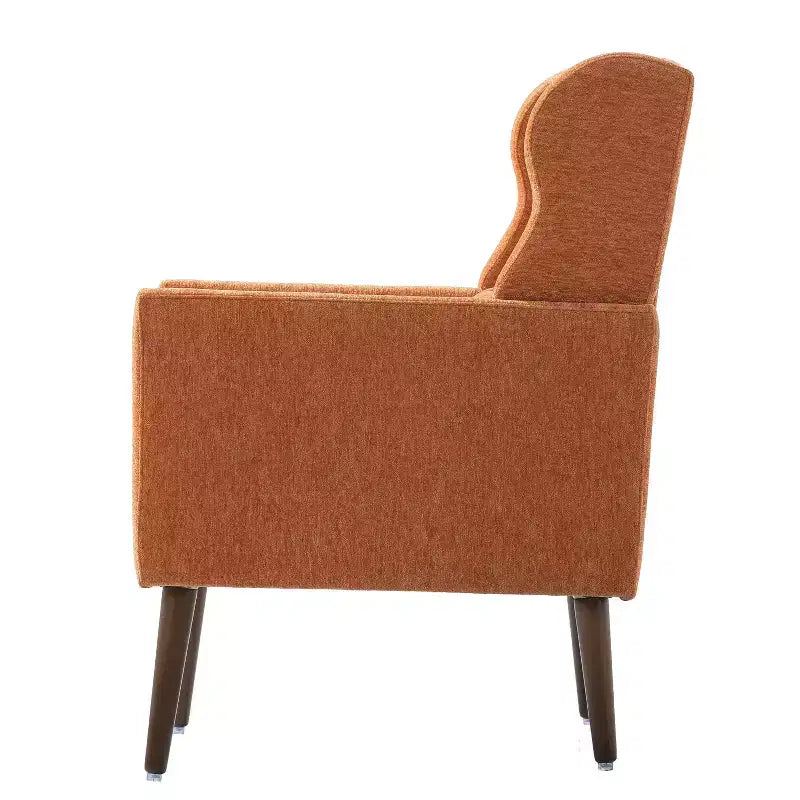 Okak Accent Chairs for Bedroom, Mid Century Modern Accent Chair, Teddy Fabric Chairs Comfy Reading Chair, Lounge Arm Chairs Armchair