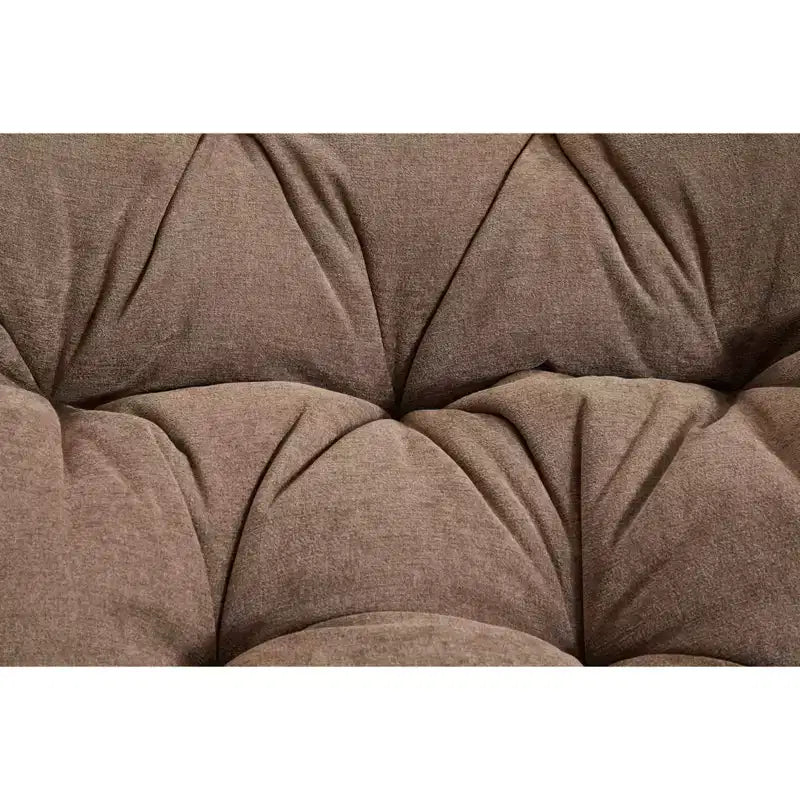 Okak Chenille Oversized Swivel Accent Chair for Bedroom,Comfy Papasan Chair for Living Room,Apartment