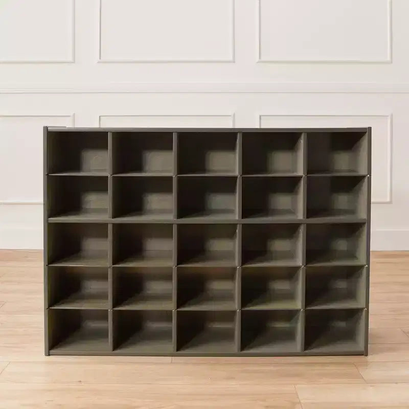 ECR4Kids Streamline 25 Cubby Tray Storage Cabinet, 5x5, Classroom Furniture