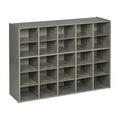 ECR4Kids Streamline 25 Cubby Tray Storage Cabinet, 5x5, Classroom Furniture