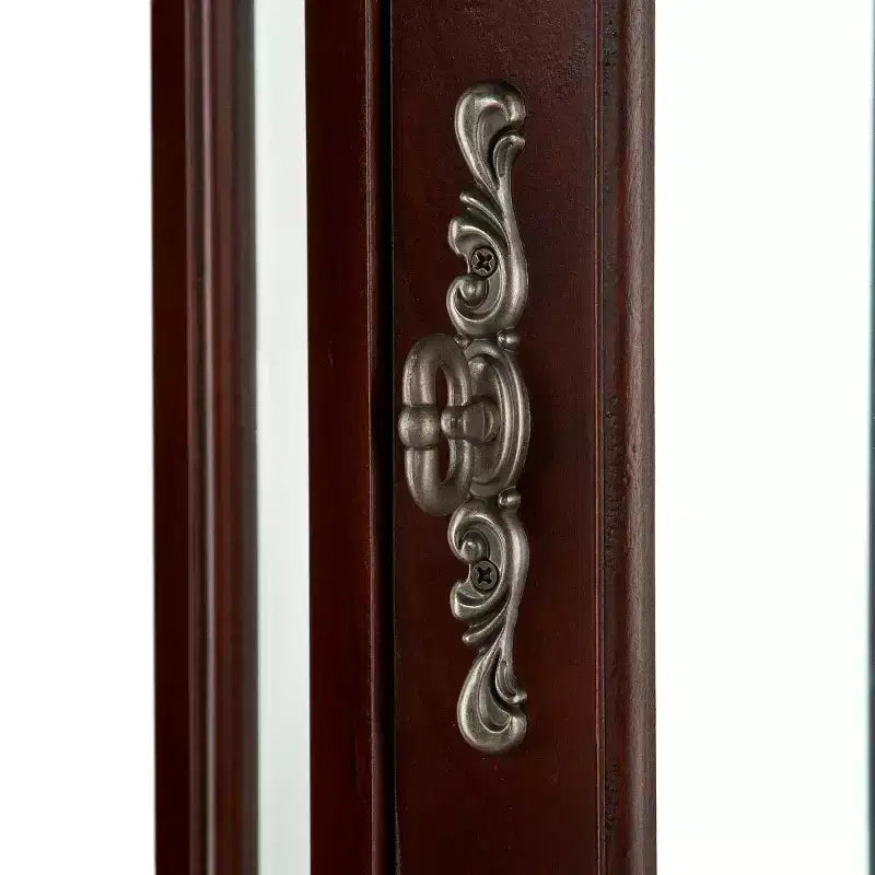 Canterdale Corner Curio Cabinet - Brown - SEI