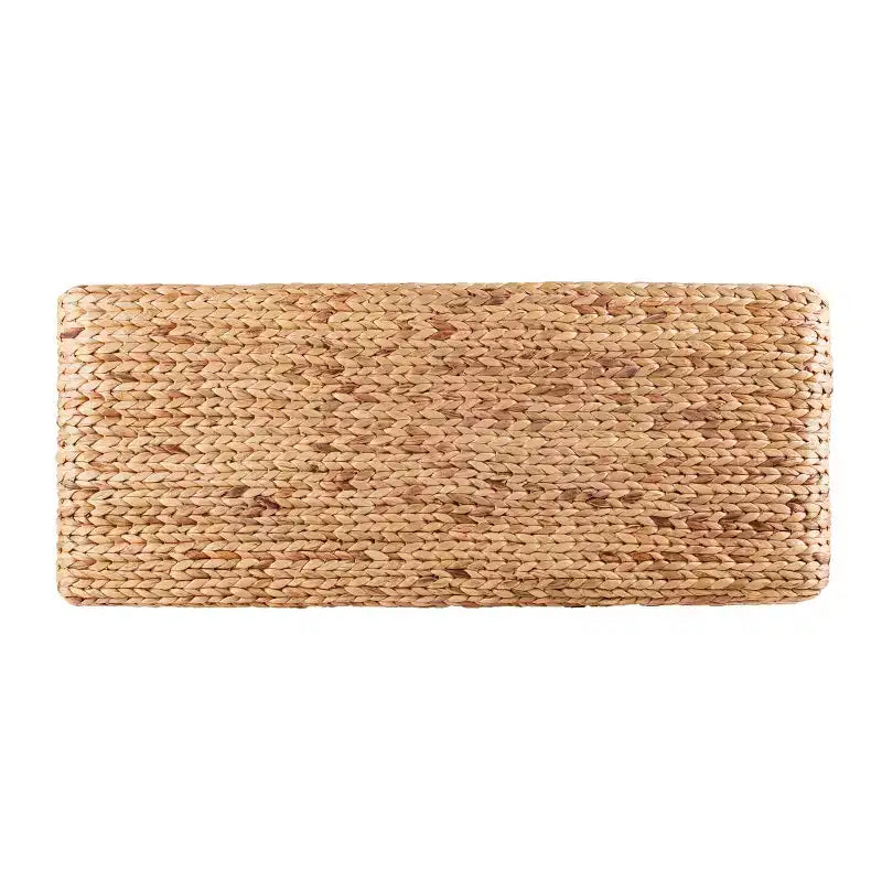 Standerson White Woven Coffee Table Bench - White - SEI