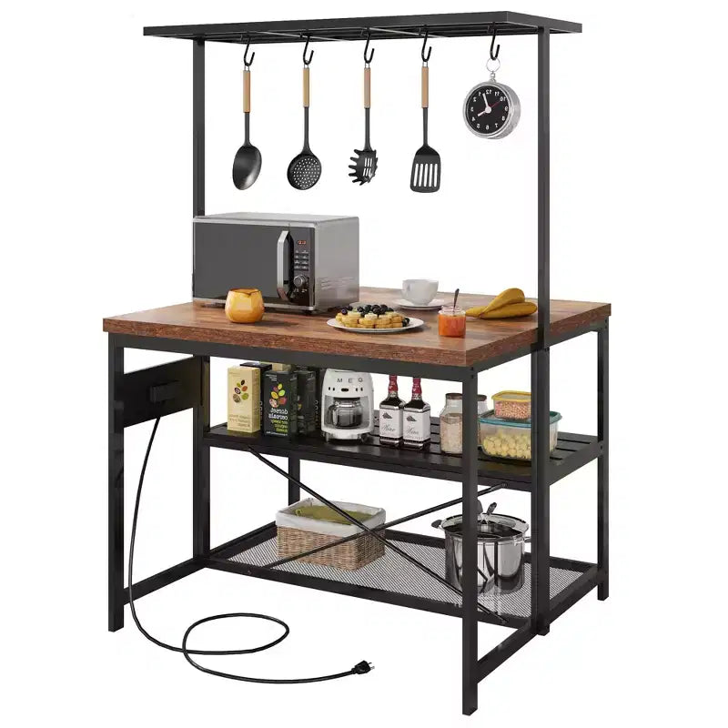 Large Kitchen Island, Island Table for Kitchen - Versatile, Durable, Space-Savin