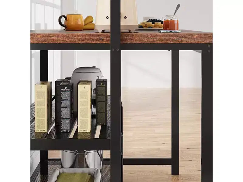 Large Kitchen Island, Island Table for Kitchen - Versatile, Durable, Space-Savin