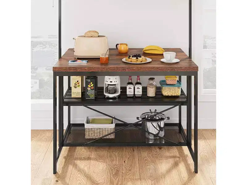 Large Kitchen Island, Island Table for Kitchen - Versatile, Durable, Space-Savin