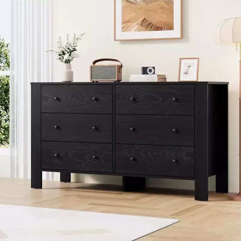 Modern Tall Dresser, Drawer Storage Chest for Bedroom, Wooden Organizer with Drawers for Entryway Hallway
