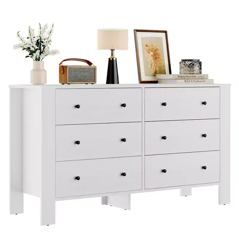 Modern Tall Dresser, Drawer Storage Chest for Bedroom, Wooden Organizer with Drawers for Entryway Hallway