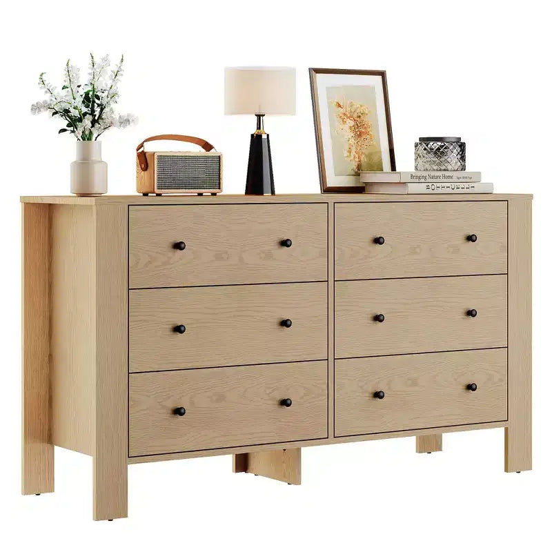 Modern Tall Dresser, Drawer Storage Chest for Bedroom, Wooden Organizer with Drawers for Entryway Hallway