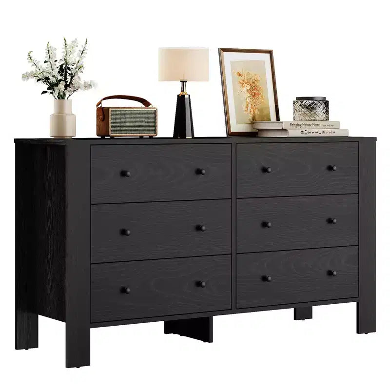 Modern Tall Dresser, Drawer Storage Chest for Bedroom, Wooden Organizer with Drawers for Entryway Hallway