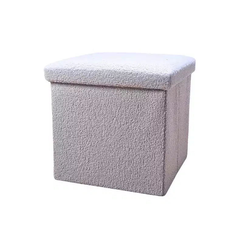 15 Boucle Cube Storage Ottoman