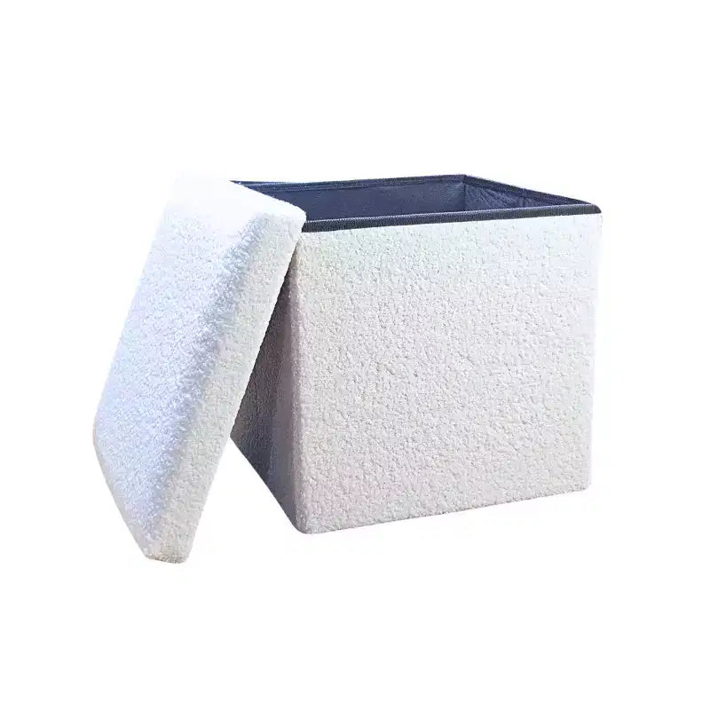 15 Boucle Cube Storage Ottoman