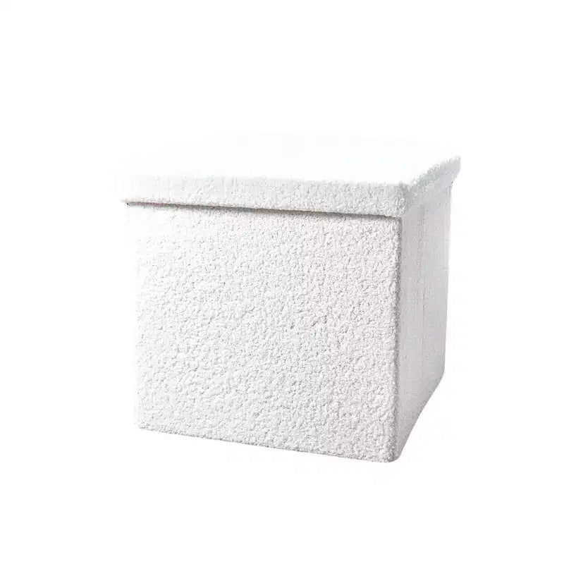 15 Boucle Cube Storage Ottoman
