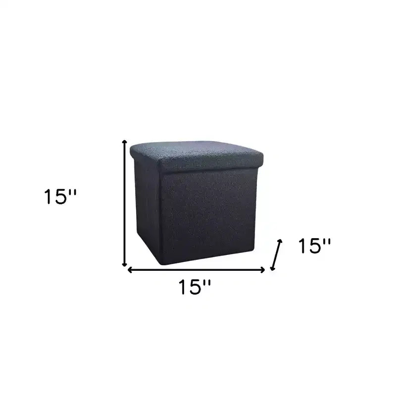 15 Boucle Cube Storage Ottoman