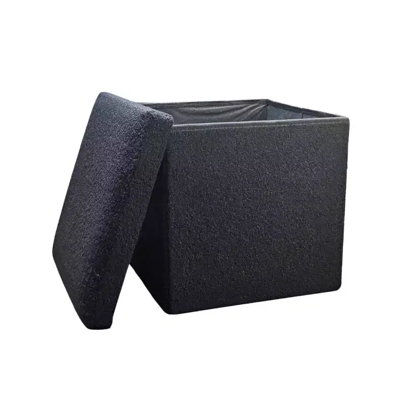 15 Boucle Cube Storage Ottoman