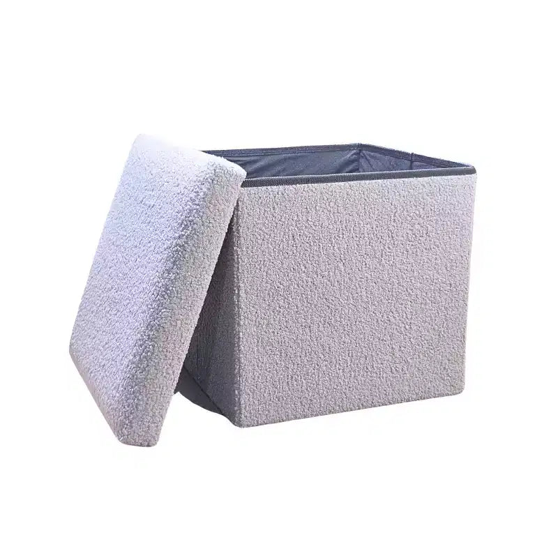 15 Boucle Cube Storage Ottoman