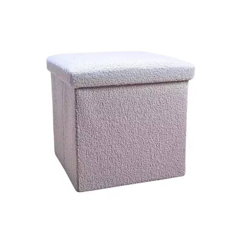 15 Boucle Cube Storage Ottoman