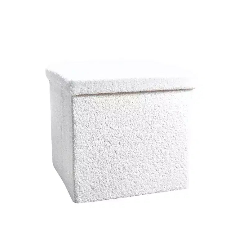 15 Boucle Cube Storage Ottoman