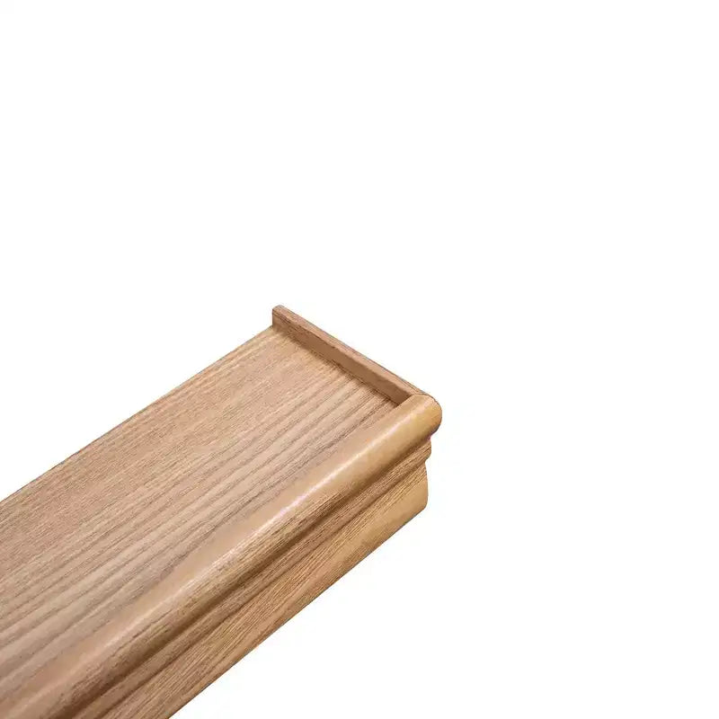 17.9 Maple Floating Shelf C invisible-bracket wood wall mount, perfect bathroom/bedroom/kitchen dcor or book/plant display, easy install.