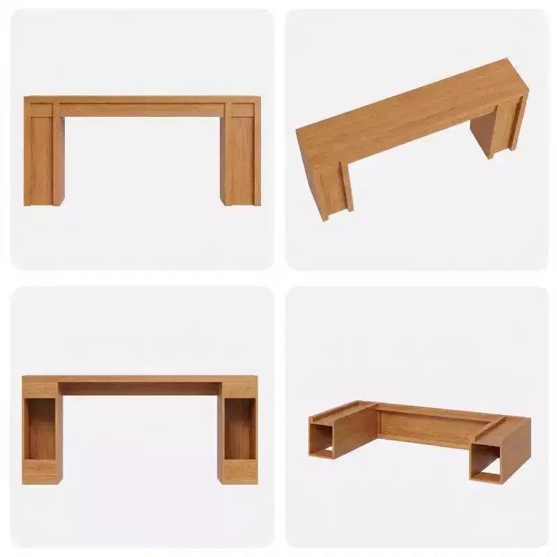 70 Extra-Long Console Table C Wooden Sofa Table for Behind Couch, Entryway, Foyer and Hallway