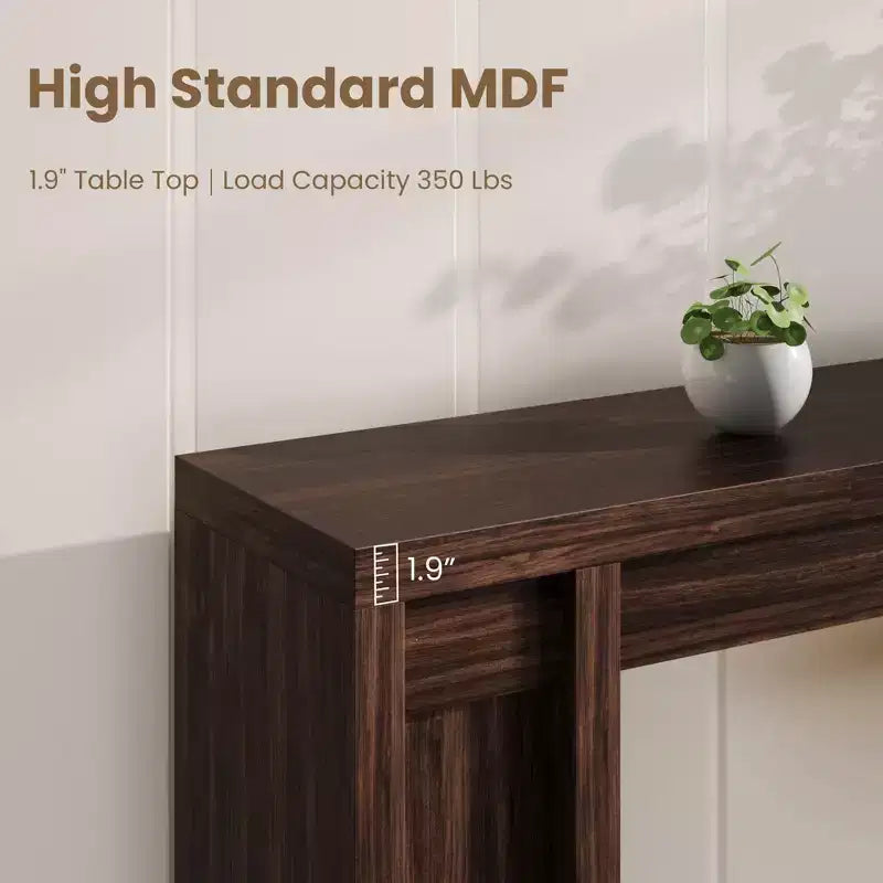 70 Extra-Long Console Table C Wooden Sofa Table for Behind Couch, Entryway, Foyer and Hallway