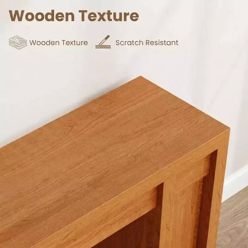 70 Extra-Long Console Table C Wooden Sofa Table for Behind Couch, Entryway, Foyer and Hallway
