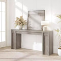 70 Extra-Long Console Table C Wooden Sofa Table for Behind Couch, Entryway, Foyer and Hallway