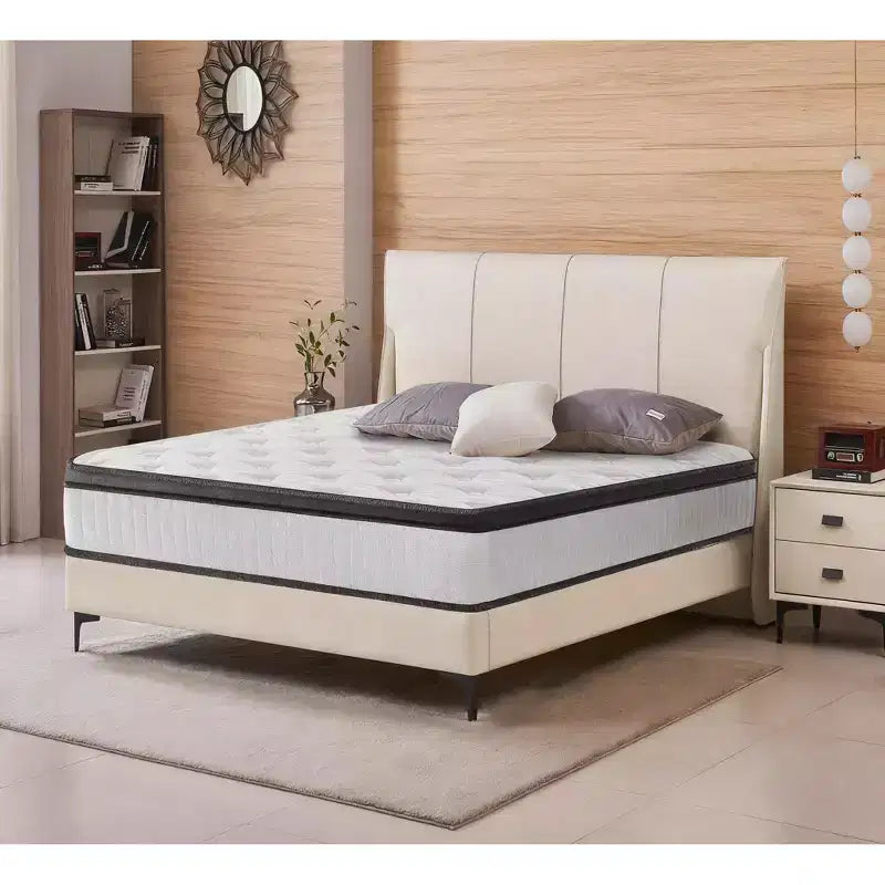 12 Inch Twin XL Hybrid Mattress, Memory Foam & Individual Pocket Springs, Breathable Cool Cover, CertiPUR-US Certified