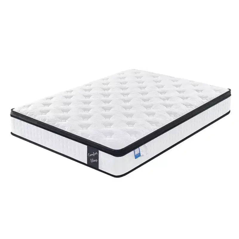 12 Inch Twin XL Hybrid Mattress, Memory Foam & Individual Pocket Springs, Breathable Cool Cover, CertiPUR-US Certified