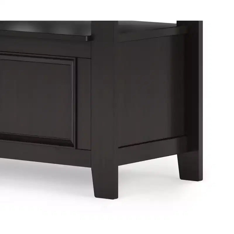 Halifax Solid Wood 36 inch Wide Transitional Entryway Storage Bench