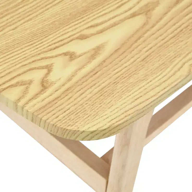 2-Tier Solid Wood Coffee Table, Large Storage Wooden Center Table for Living Room, Apartment, Office Use-Panipeachy