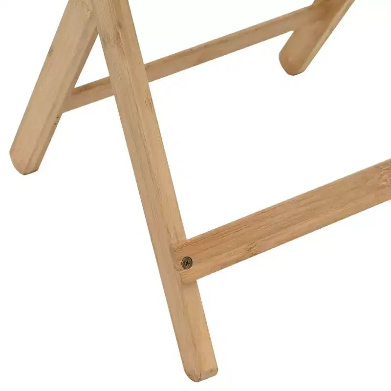 vidaXL Kitchen Table Folding Natural 15.75 x 11.81 x 21.06 in Bamboo
