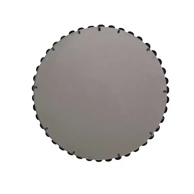 36 Large Round Wall Mirror with Metal Frame, Decorative Wall Mirror for Living Room, Entryway, Bathroom, or Bedroom-Panipeachy