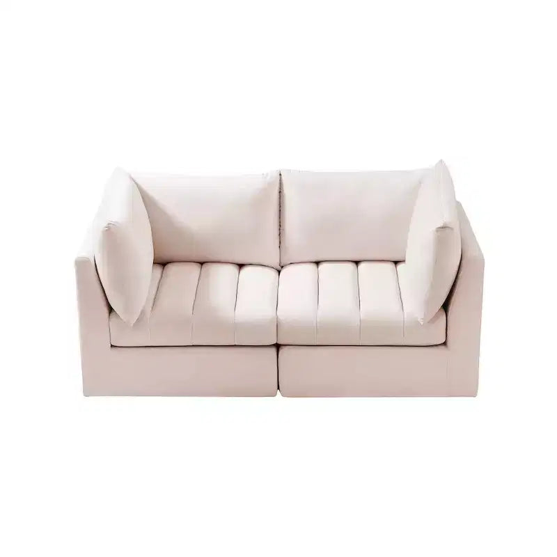 Meridian Furniture Jacob Velvet Modular Sofa