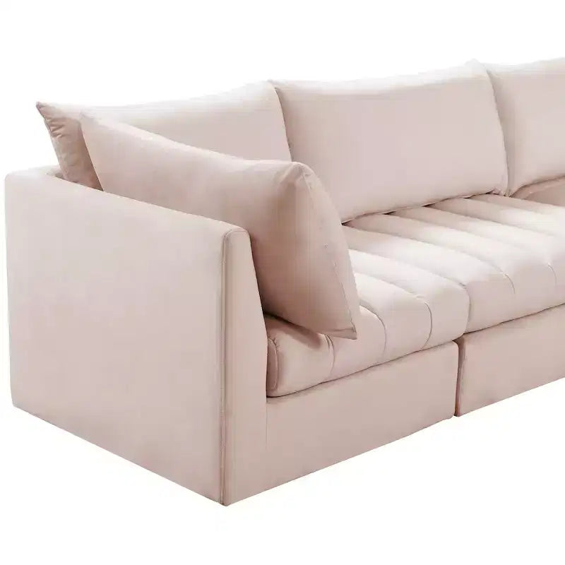 Meridian Furniture Jacob Velvet Modular Sofa