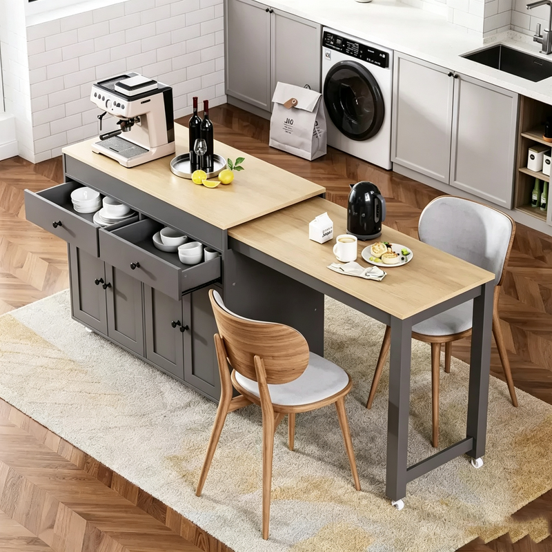 Dessus en bois blanc 74,5 po