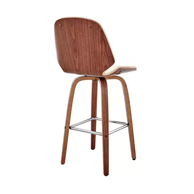 26 Arabela Counter Height Barstool with Leather Seat - Armen Living