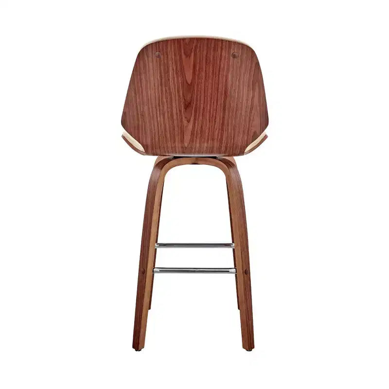 26 Arabela Counter Height Barstool with Leather Seat - Armen Living