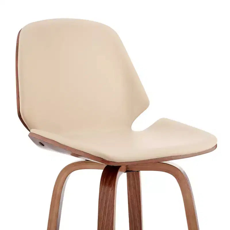 26 Arabela Counter Height Barstool with Leather Seat - Armen Living