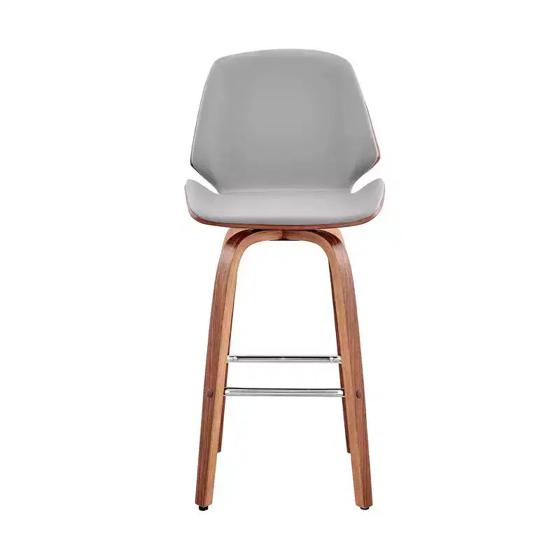26 Arabela Counter Height Barstool with Leather Seat - Armen Living