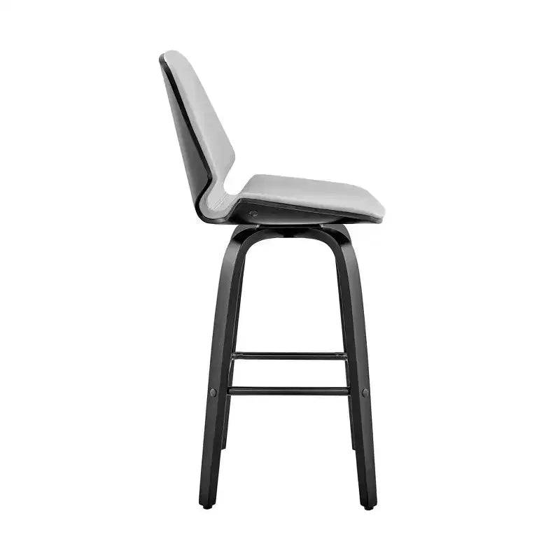 26 Arabela Counter Height Barstool with Leather Seat - Armen Living