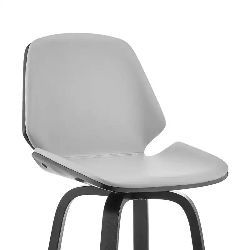 26 Arabela Counter Height Barstool with Leather Seat - Armen Living