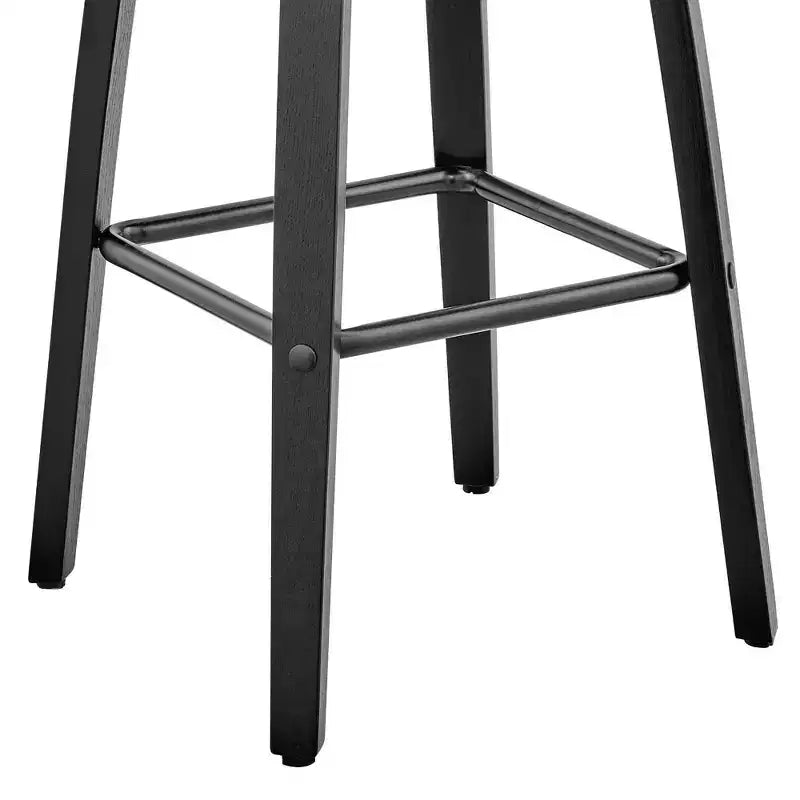 26 Arabela Counter Height Barstool with Leather Seat - Armen Living