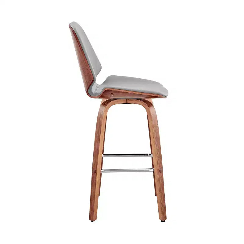 26 Arabela Counter Height Barstool with Leather Seat - Armen Living